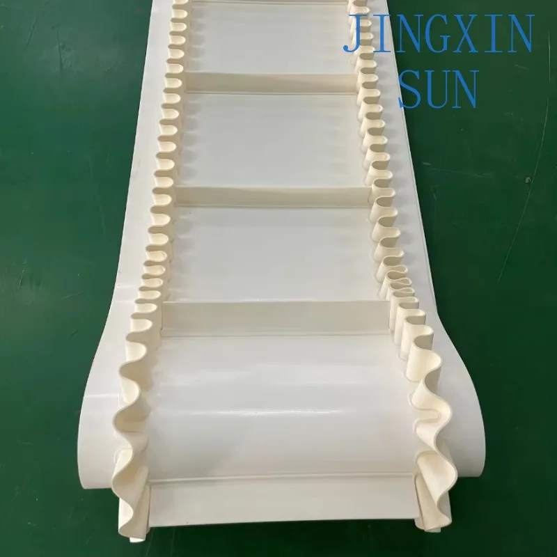 Self-made large load, PVC/PU leak-proof outdoor conveyor belt guide strip and side wall, used in the food industry