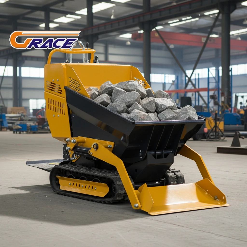 

800kg High Quality Crawler Dumper Customized EURO5 EPA for Farm Garden Factory Wholesale Fast Delivery