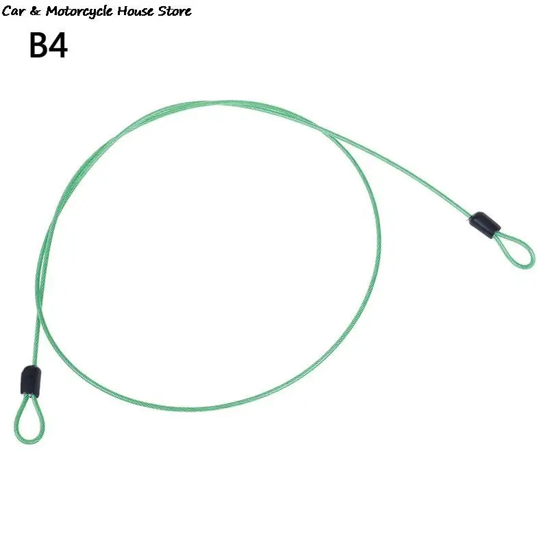 Safety Cable Steel Wire Rope 50cm For Outdoor Sports Bike Lock Guard Security Luggage