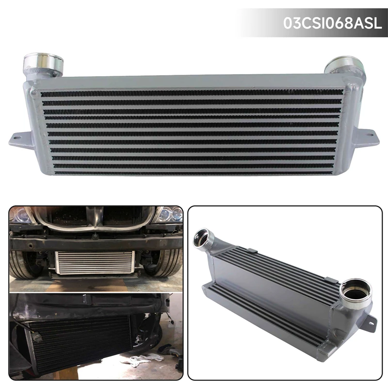 Tuning Performance Intercooler Fits For BMW 05-13 325d/330d/335d E90 E92 E93 Diesel Black/Silver
