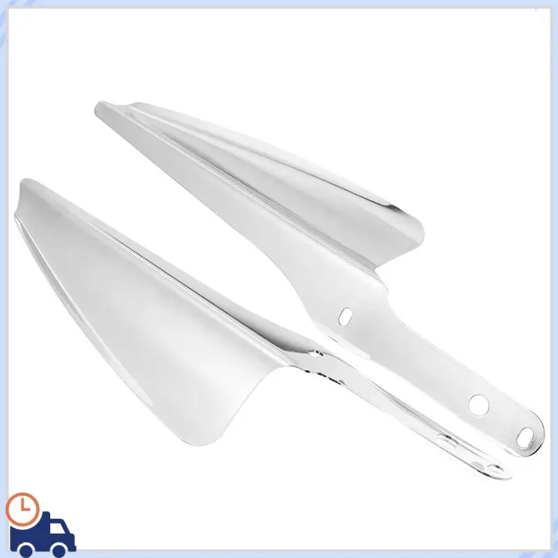 

Durable Motorcycle Front Fork Mount Wind Deflectors Windscreen Fairing For Touring Road King 1995-2021(Silver) Replacemen