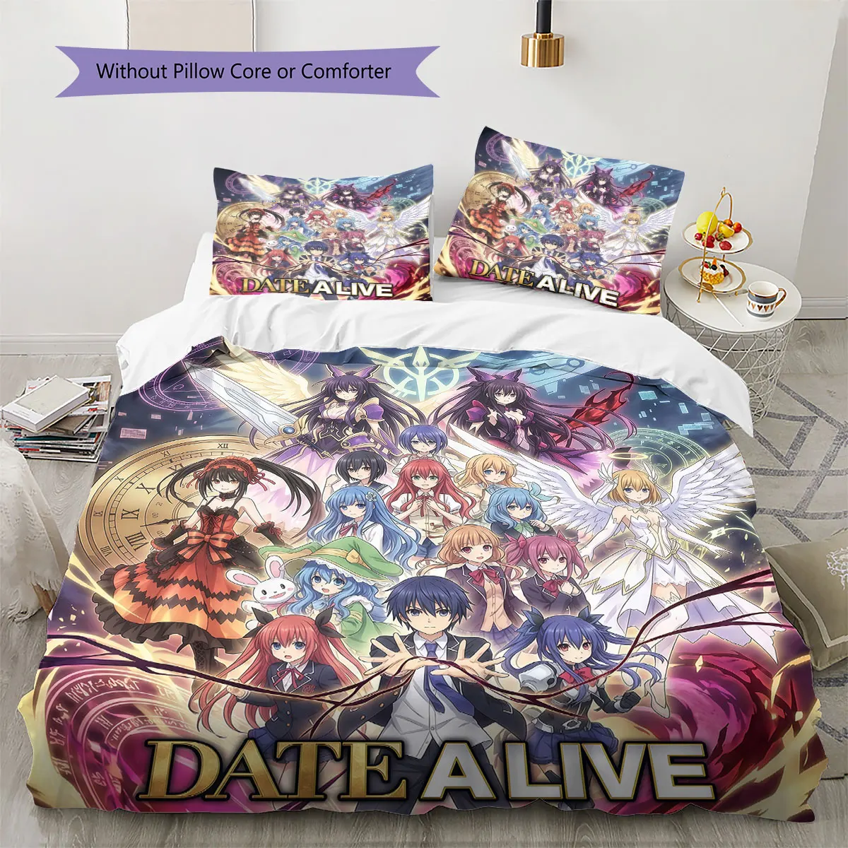 Date Live Comfor Duvet Cover Child's Bedding Set,Extra Large Size Christmas Gifts Various Sizes Available -HE72