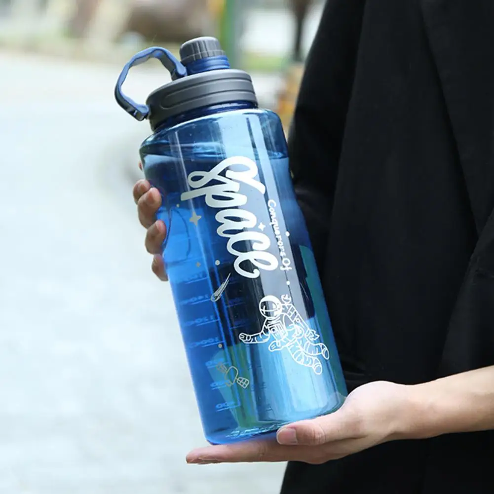 1100/1500/2000/3000ml Water Bottle Cup Durable Clear Scale Water Bottle Explosion Proof Large Water Bottle for Outdoor