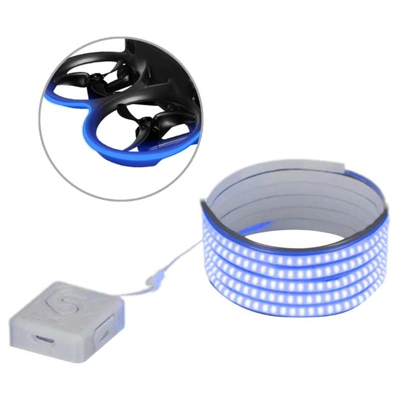 Night Flight Warning Light Strips Easy Installation LED Light for Avata 2 Repair