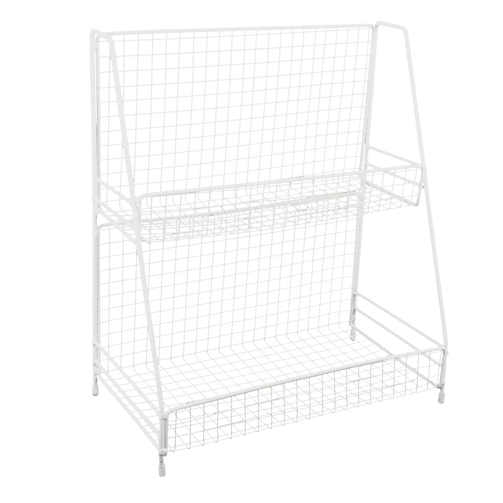 

Double Layers Cup Organizer Water Bottle Holder Storage Rack Desktop Mug Stand Glass Rack Home Utility Sturdy Iron Material