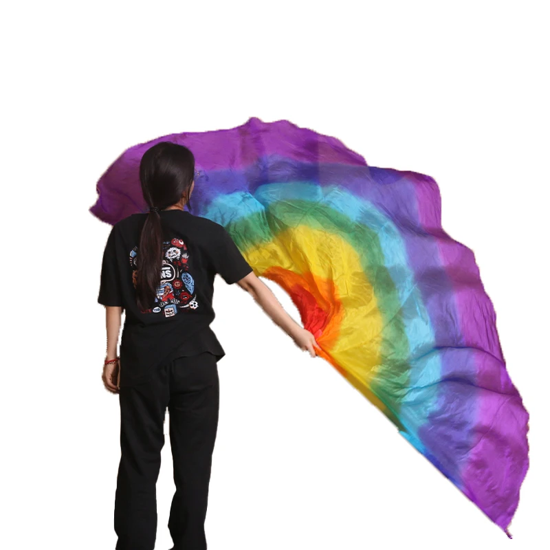 Nuova bandiera Puntelli per la danza Accessori Abbigliamento per spettacoli in chiesa 140x90 cm Bandiere di lode multicolori con bandiera di culto con bastone telescopico