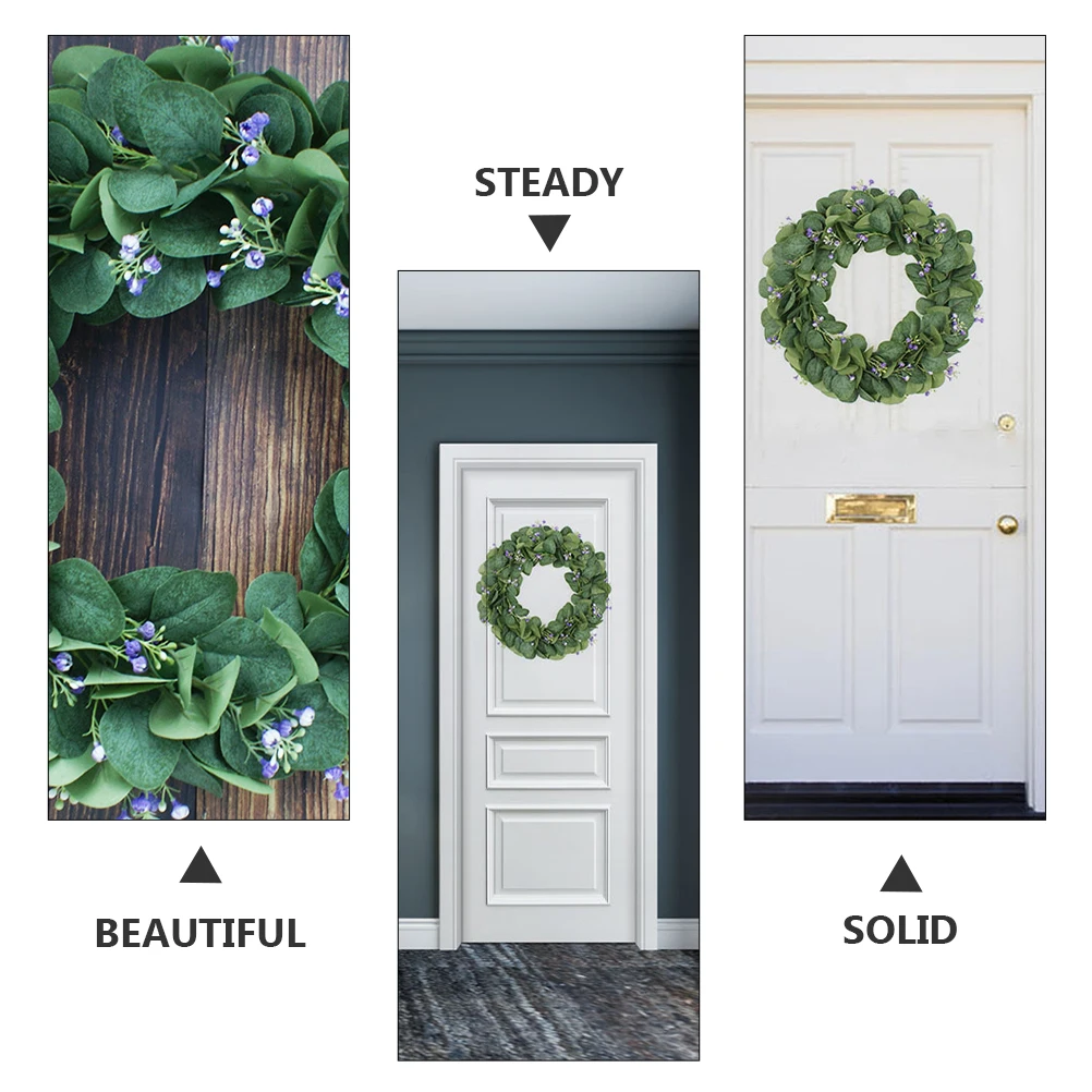 

Simulation Leaf Wreath Door Hanging Garland For Home Wedding Party Decoration Holiday Wall Hanging Creative Wreath