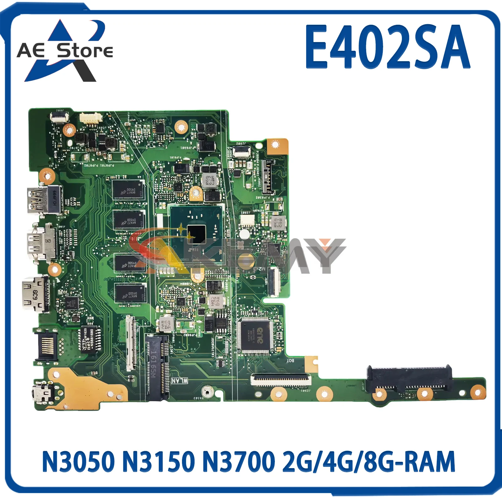 

Материнская плата для ноутбука AE E402SA E502SA N3050 N3150 N3700 2G/4G/8G-RAM