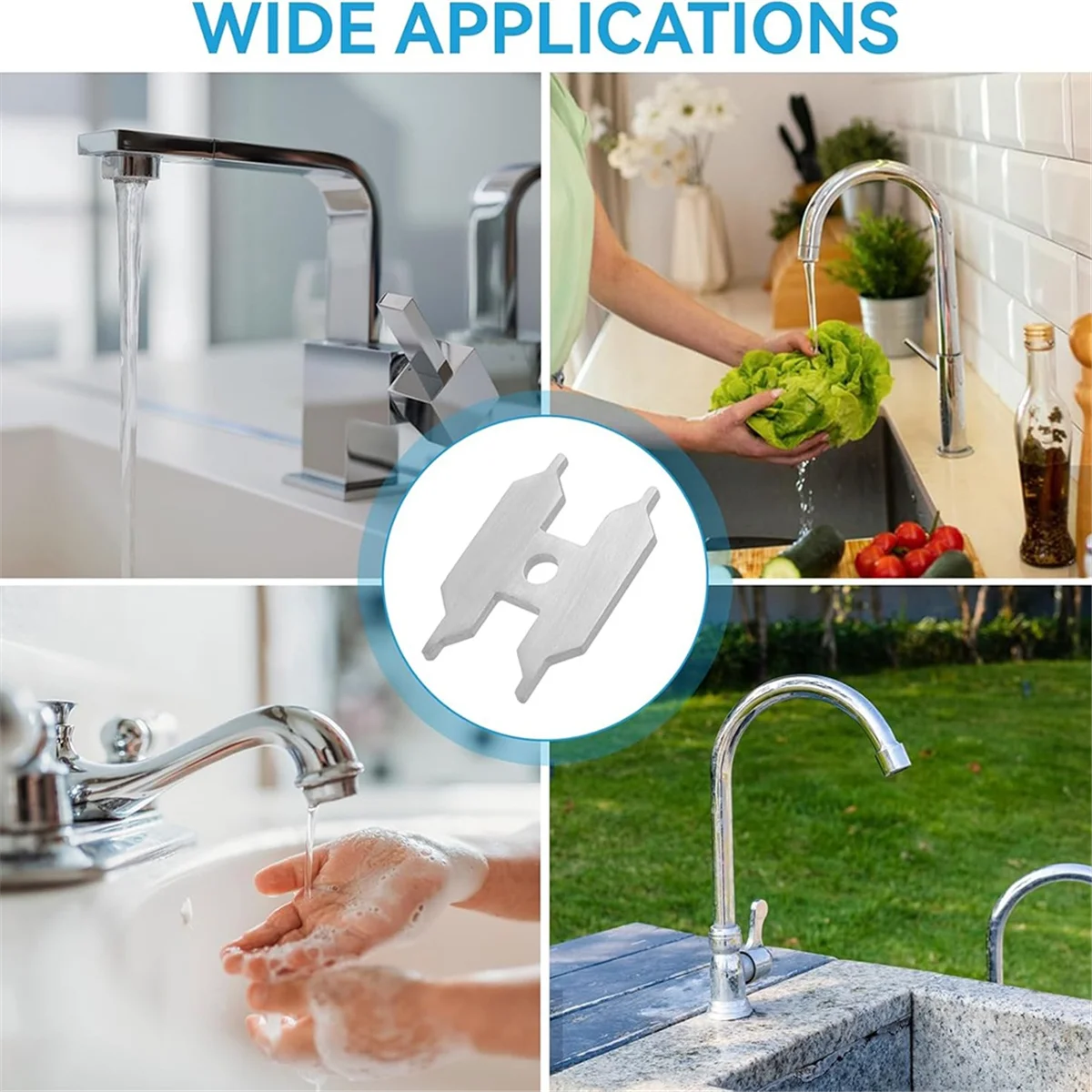 ABJZ Универсальный ключ для картриджей, универсальный ключ для крышки картриджей, ключ для крышки, инструмент для ключа для смесителя для ванной комнаты