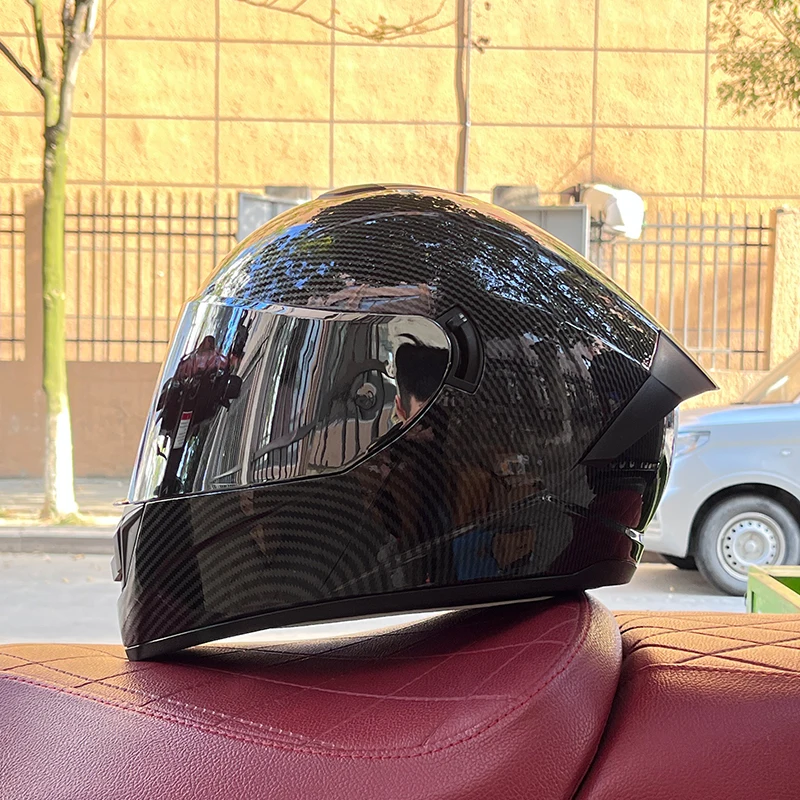 Motorcycle Helmets for Men and Women Wear Double Lens Locomotive Helmets Cascos Para Capacete Da Motocicleta