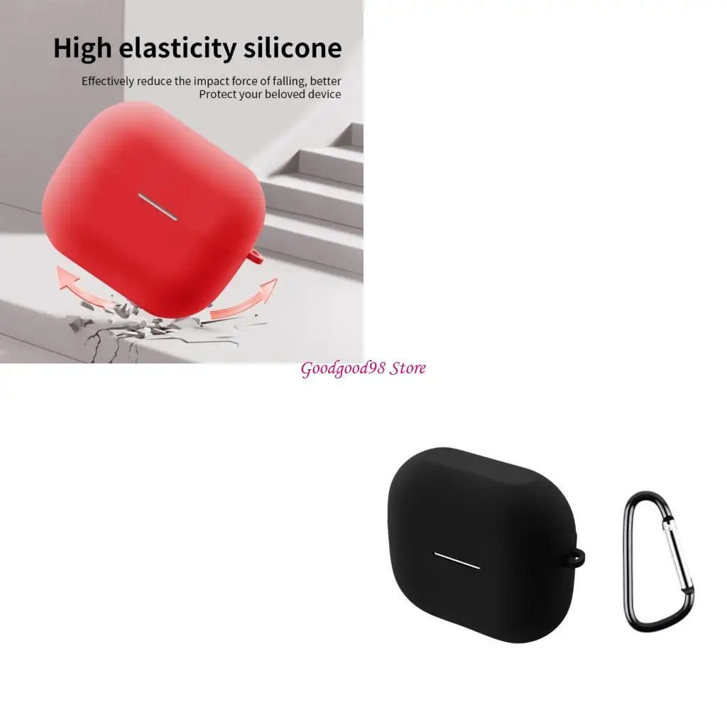 

Soft Silicone Skin Case for Buds 3 Shock Absorbing Case Dustproof Cover Wireless W8EC