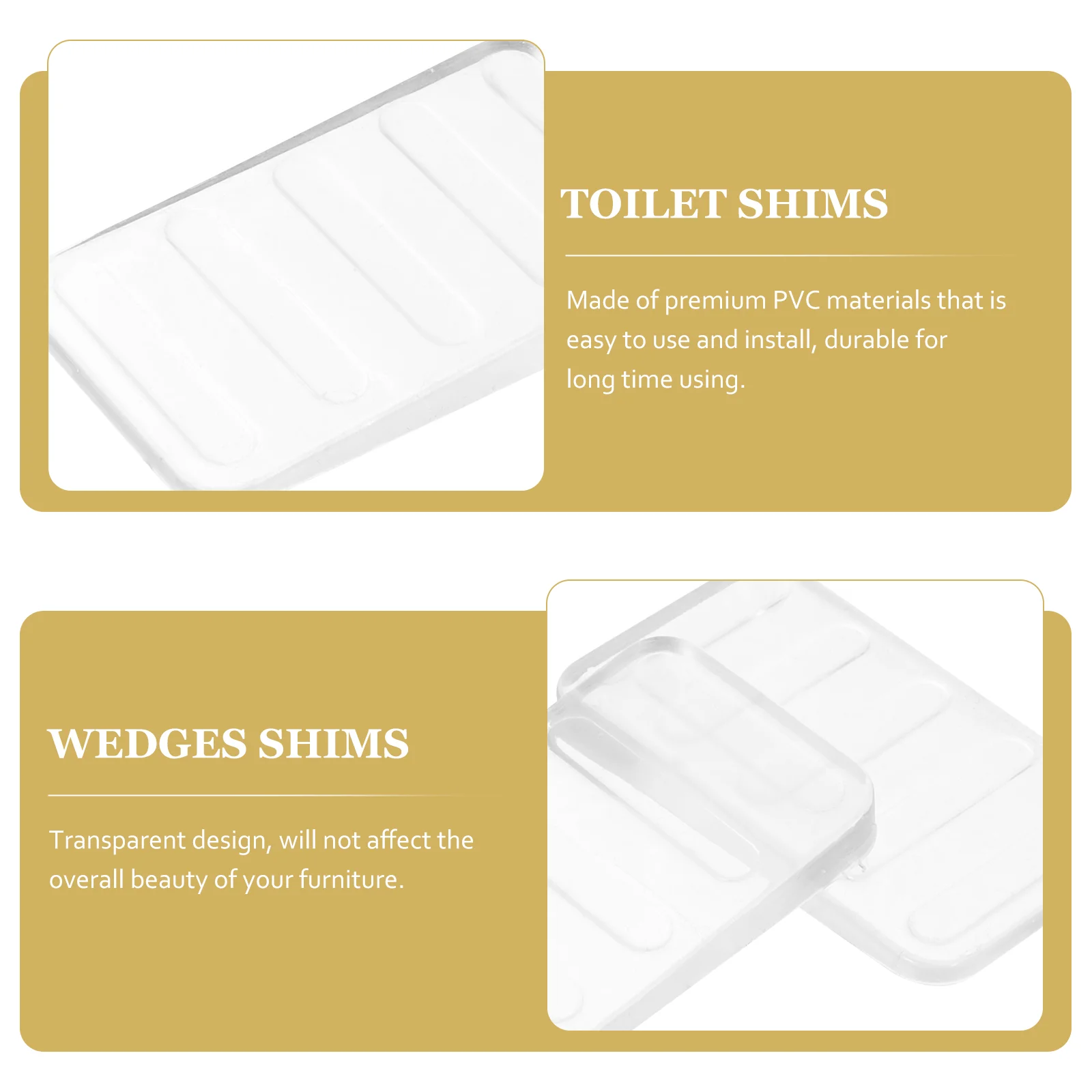 แผ่นกั้นเฟอร์นิเจอร์8ชิ้นแผ่นรองโซฟาพลาสติกสำหรับปรับระดับโต๊ะของเล่นคงตัวเวดจ์ร้านอาหาร