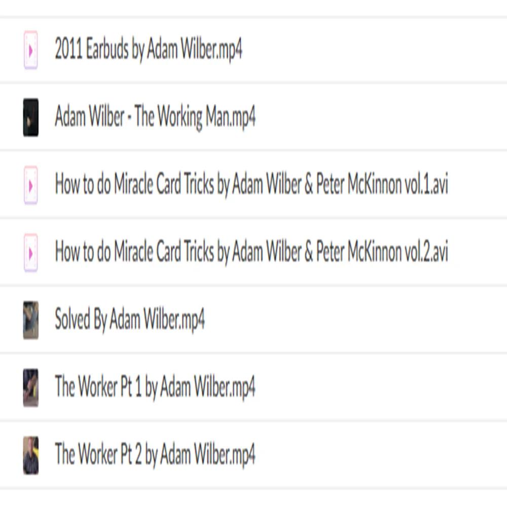 Adam Wilber - Collection (Instant Download)