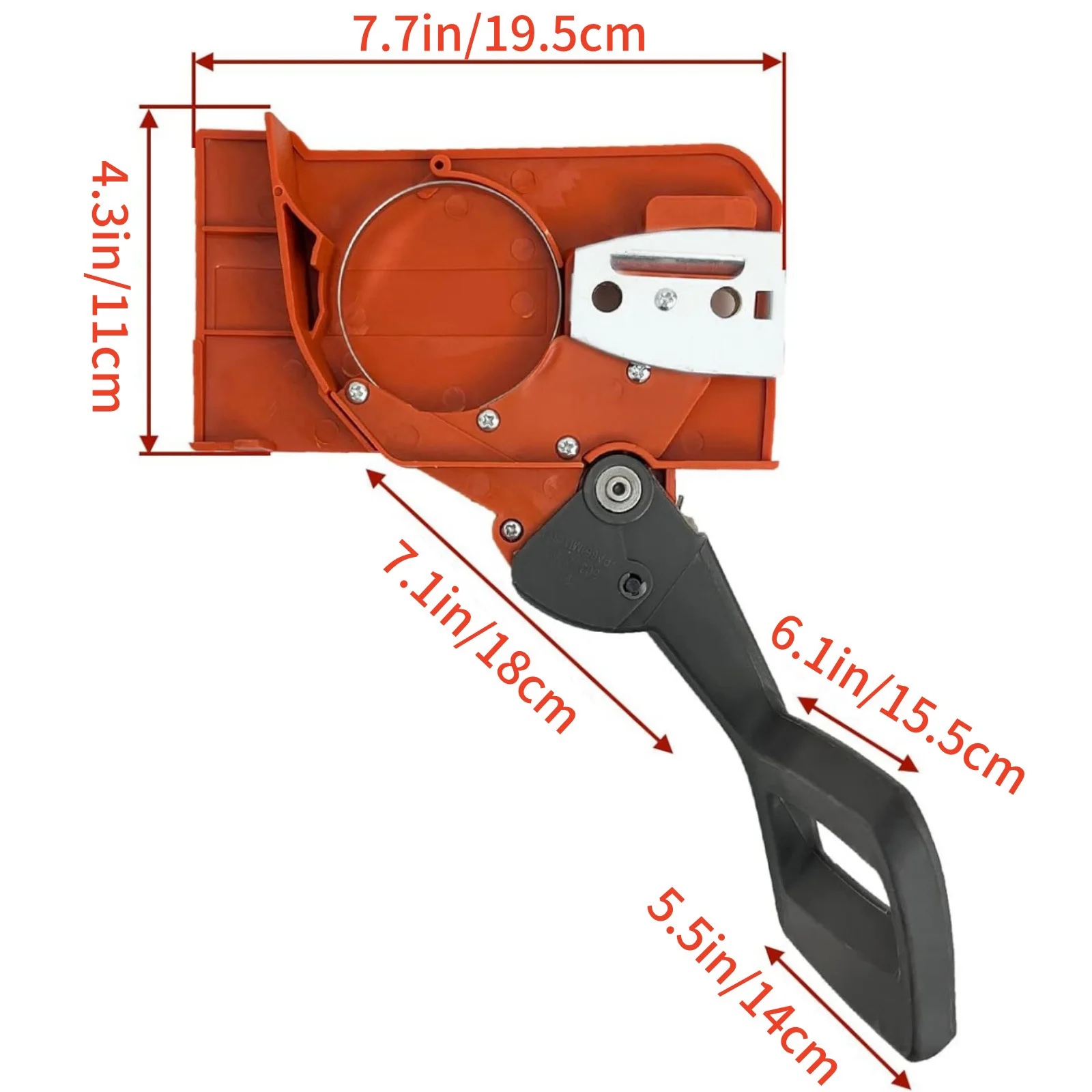 Clutch Cover & Chain Brake Handle Assy 503498103 Replacement for Husqvarna 50 51 55 Rancher Chainsaw Parts