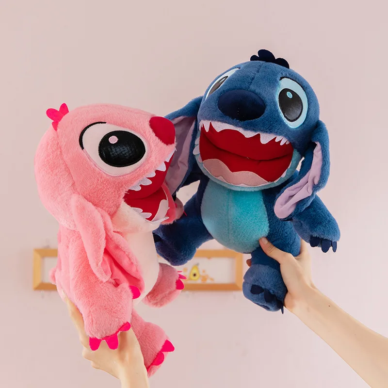 

30-60cm Disney Lilo & Stitch Plush Stuffed Toys Kawaii Anime Plushie Dolls Open Mouth Stitch Soft Pillows Kids Birthday Gifts