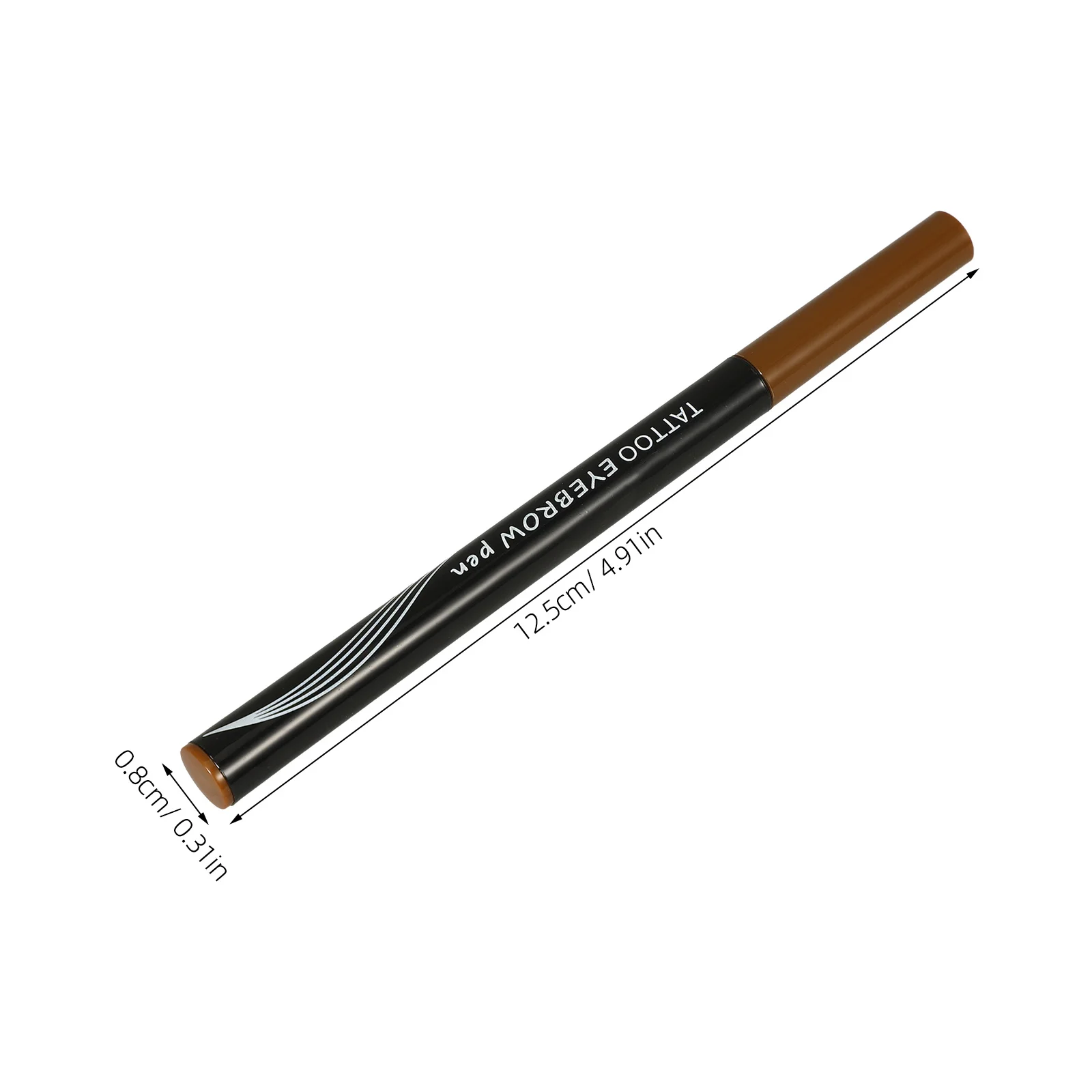 Liquid Eyebrow Pen 4 Head Brow Pencil Portable Waterproof Makeup Pencil for Women Natural Looking Eyebrows Outdoor Travel