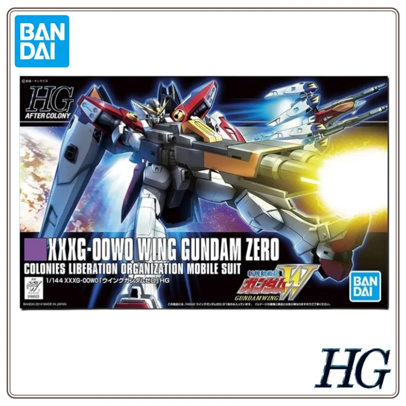 الأصلي بانداي الأصلي حقيقية HG XXXG-00W0 الجناح GUNDAM صفر أنيمي الشكل أنيمي التماثيل الأطفال تجميعها اللعب #2