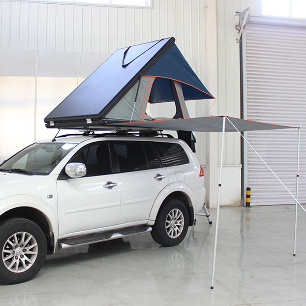 

Outdoor Camping Car Rooftop Tent Suppliers Aluminum Pop-up Triangle Rooftop Tent Lightweight Car Top Roof Tent