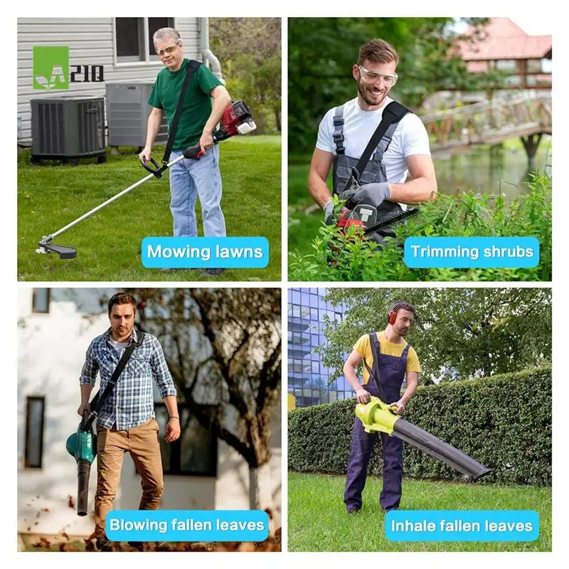 

A21Q — Ремень для триммера, надежный плечевой ремень, Ремень для поедания сорняков, который может полегчить работу, совместим с воздуходувкой/верезой для листьев