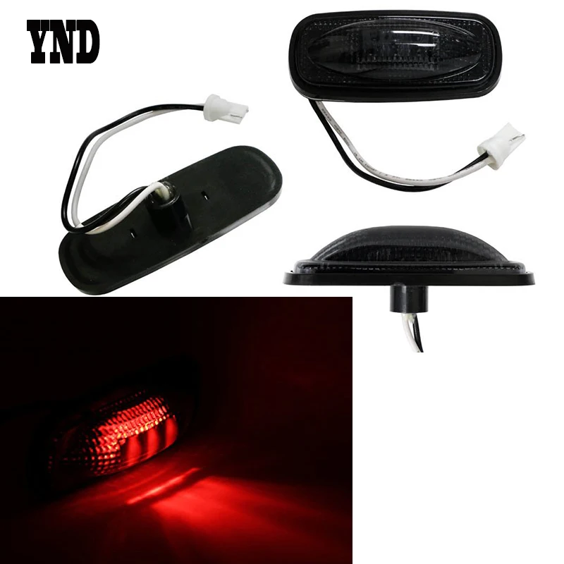 1Pcs Amber/Red Side Fender Marker LED Lights For 2003-2009 DODGE RAM 3500