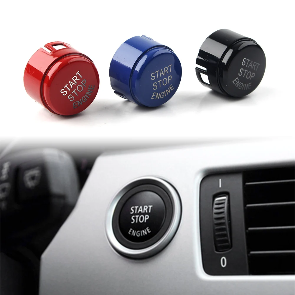 Car Engine Start Stop Switch Button Cover ABS For BMW F Classis F10 F15 F16 F22 X1 X3 X4 X5 X6 1 2 3 4 5 6 7 Series Without OFF