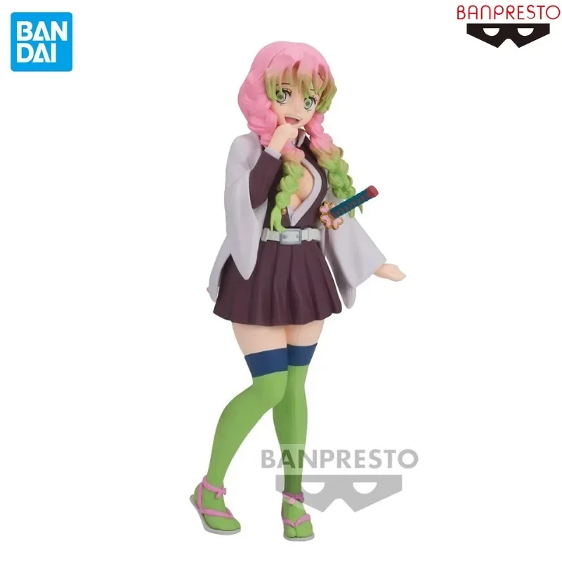 Original Genuine Banpresto Demon Slayer GLITTER&GLAMOURS 22cm Kanroji Mitsuri Anime Figure Model Collection Toy Gift