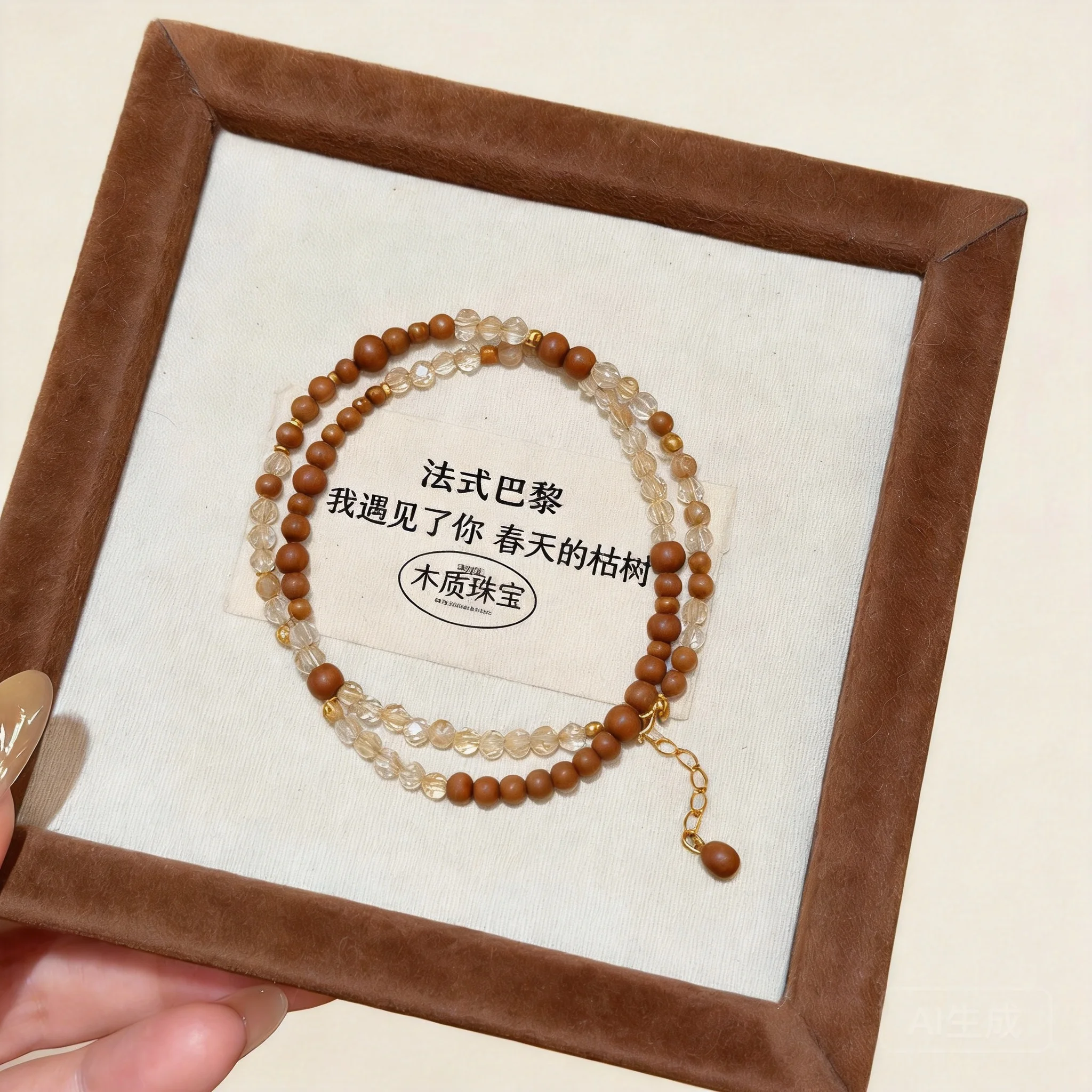 Natural Citrine Beaded Bracelet For Women Chinese Style Double Layer Gourd Charm Attract Wealth Good Luck Handmade Niche Elegant