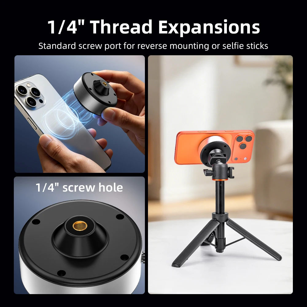 Suction Cup Mount Holder Stand for Action Camera Mobile Phone Car Travel Vlog Video Shooting Recording Photography Accessories ﻿ view 5