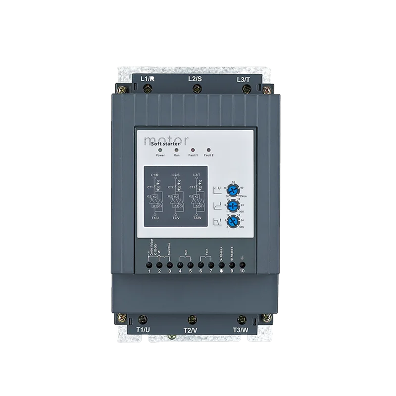 Safesav 220V 15KW SSR Single Phase Three Phase Optional Soft Start Unit with Keypad Parameter Setting Soft Starter