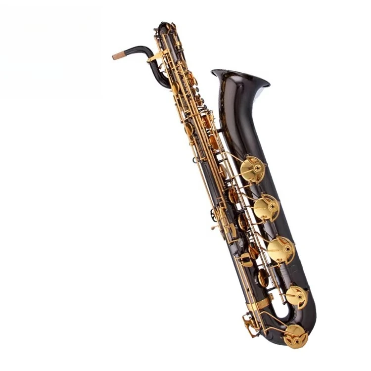 النحاس الجسم باس الساكسفون الأسود النيكل مطلي الذهب مفتاح الباريتون الساكسفون #6