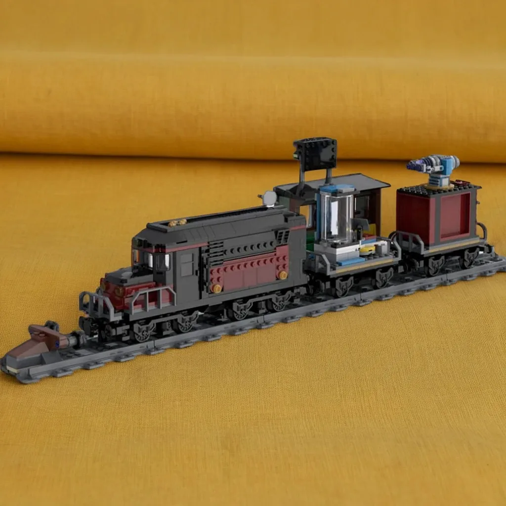 

740 шт. призрак-поезд Express (для силовых функций поезд система) MOC жуткий поезд образовательное здание DIY блоки игрушка на день рождения подарок