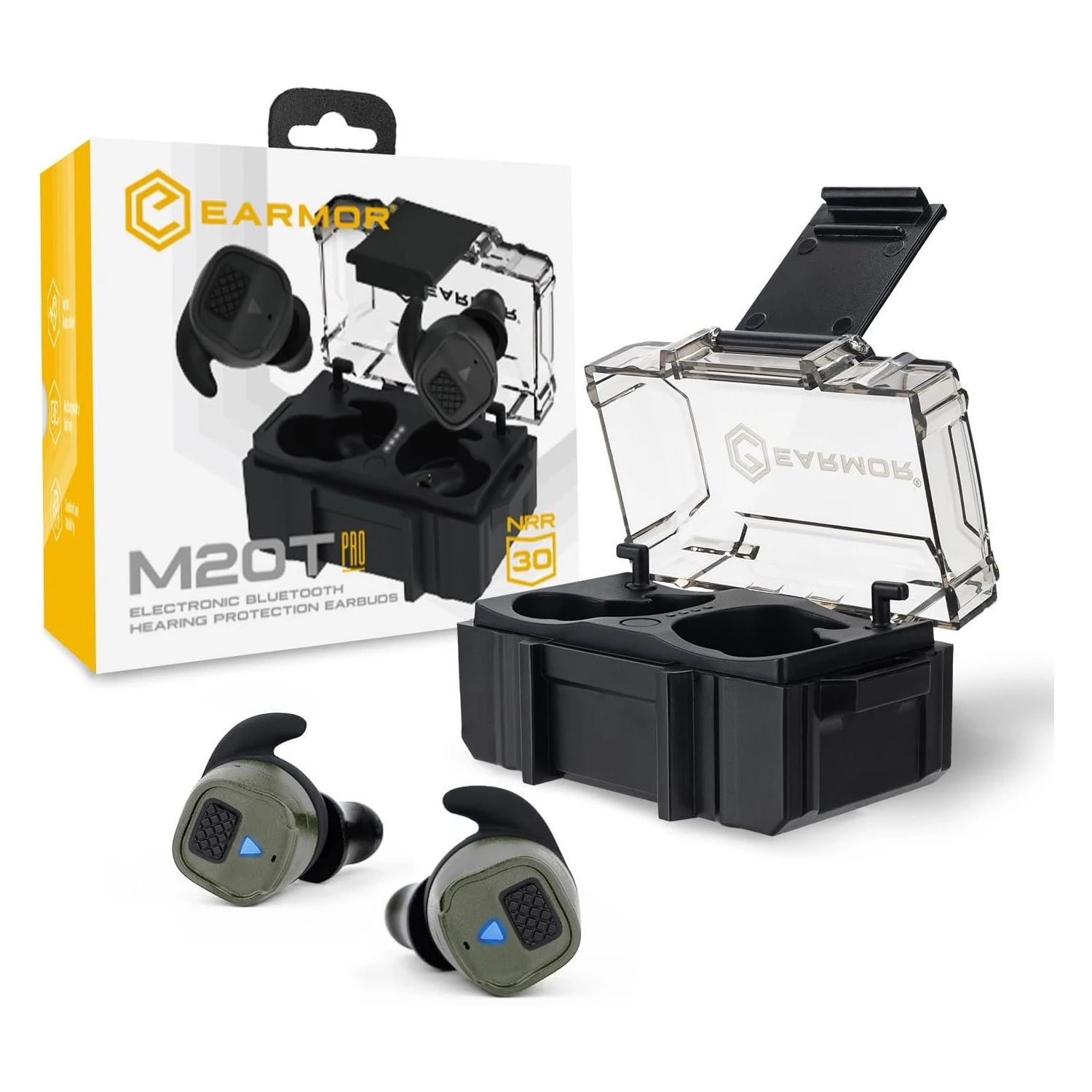 NEW EARMOR M20T PRO Upgraded Electronic Shooting Ear Protection, NRR 30dB , Noise Canceling & Sound Amplification for Hunting