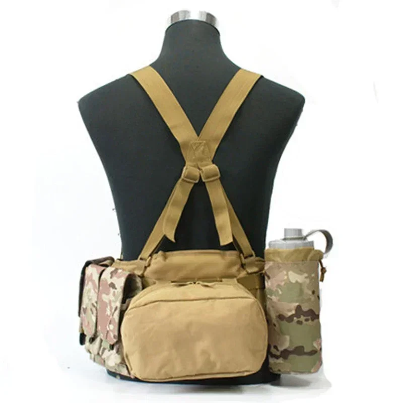 Chaleco táctico MOLLE Multicam H con faja y correa hombro - imagen 3