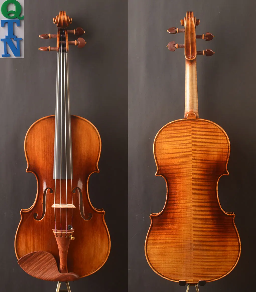 European wood !Master tone! Anti  Varnish!A Strad model 4/4 Violin! suit for professional players, free case and bow