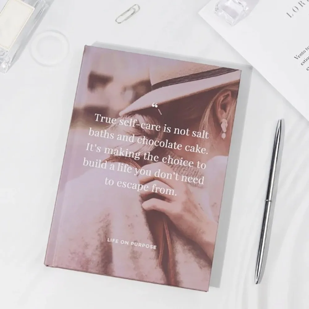 A5 Self-Care Journal Book Colorful Inner Page with Guided Self Refl Gratitude Journal A5 Notebook Daily Planner Notebook