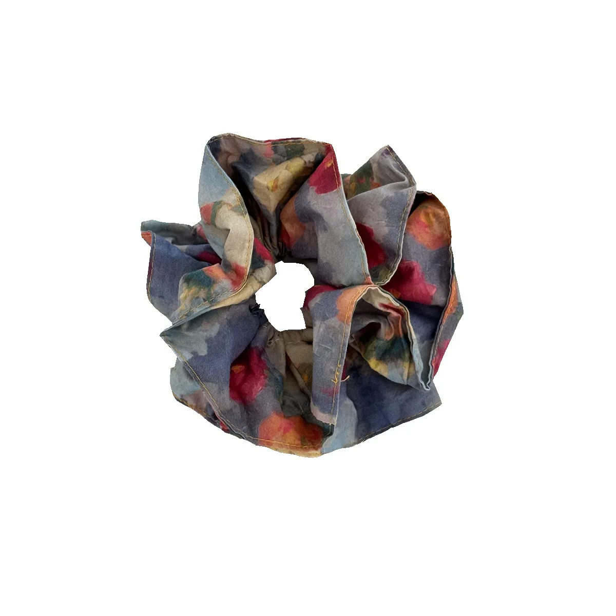 تصميم لوحة زيتية فرنسية جديدة، حلقة أمعاء كبيرة، حبل شعر على شكل رأس كرة للفتيات الصغيرات، شريط مطاطي متعدد الاستخدامات