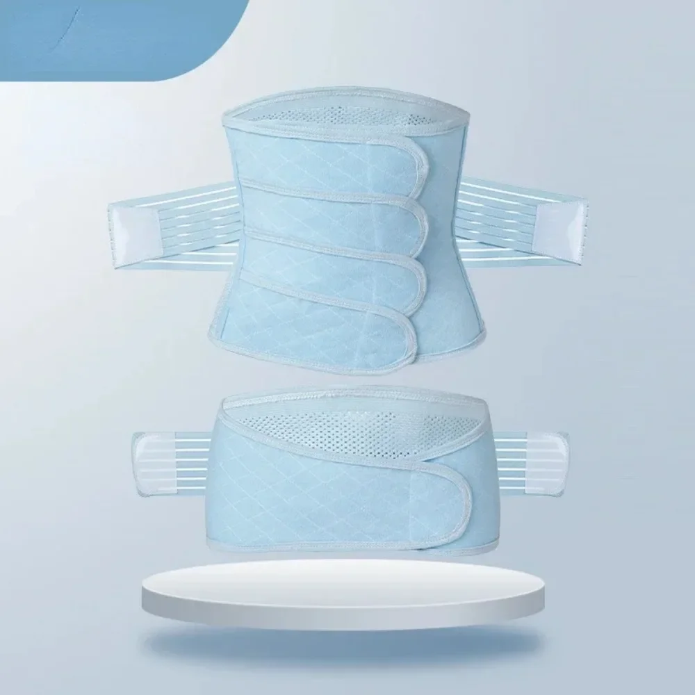 Two-piece Abdominal Belt for Pregnant Women New Postpartum Abdominal Belt To Contract The Pelvis and Confinement Solid Color