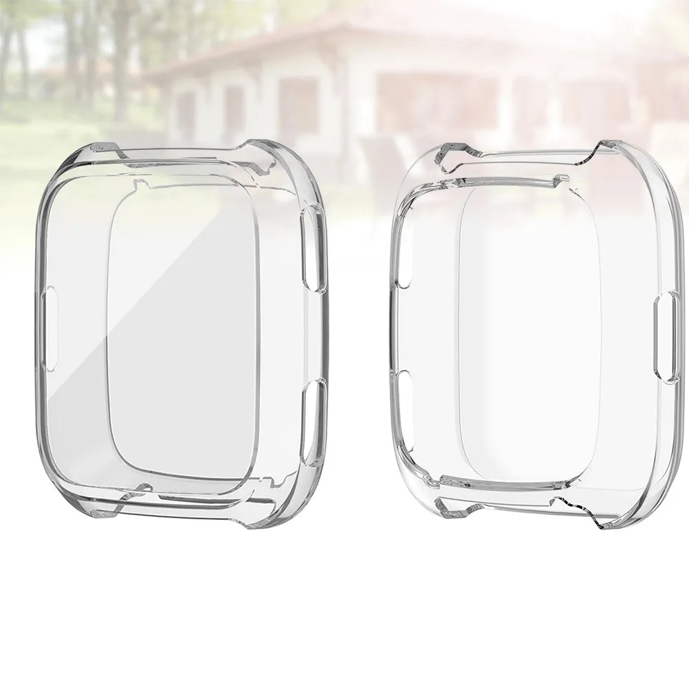 

Electroplated Tpu Watch Protector for Slim Flexible Shock Resistant Bumper Case Full Port Coverage Comfortable Wear