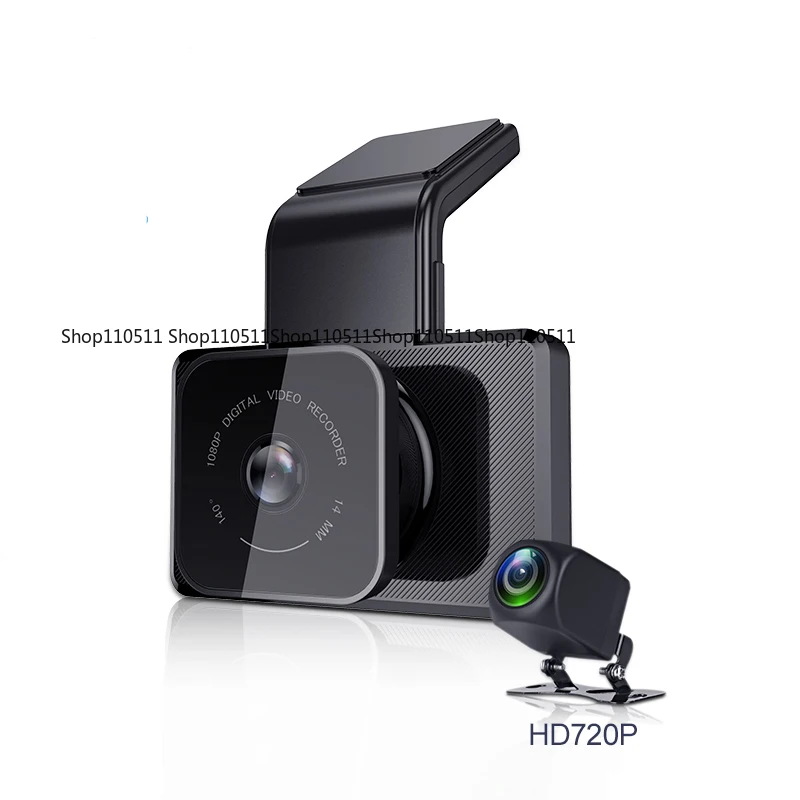 2K mini driving recorder with Global Positioning System and wireless dual lens 3 inches supports 1080p resolution 128G capacity