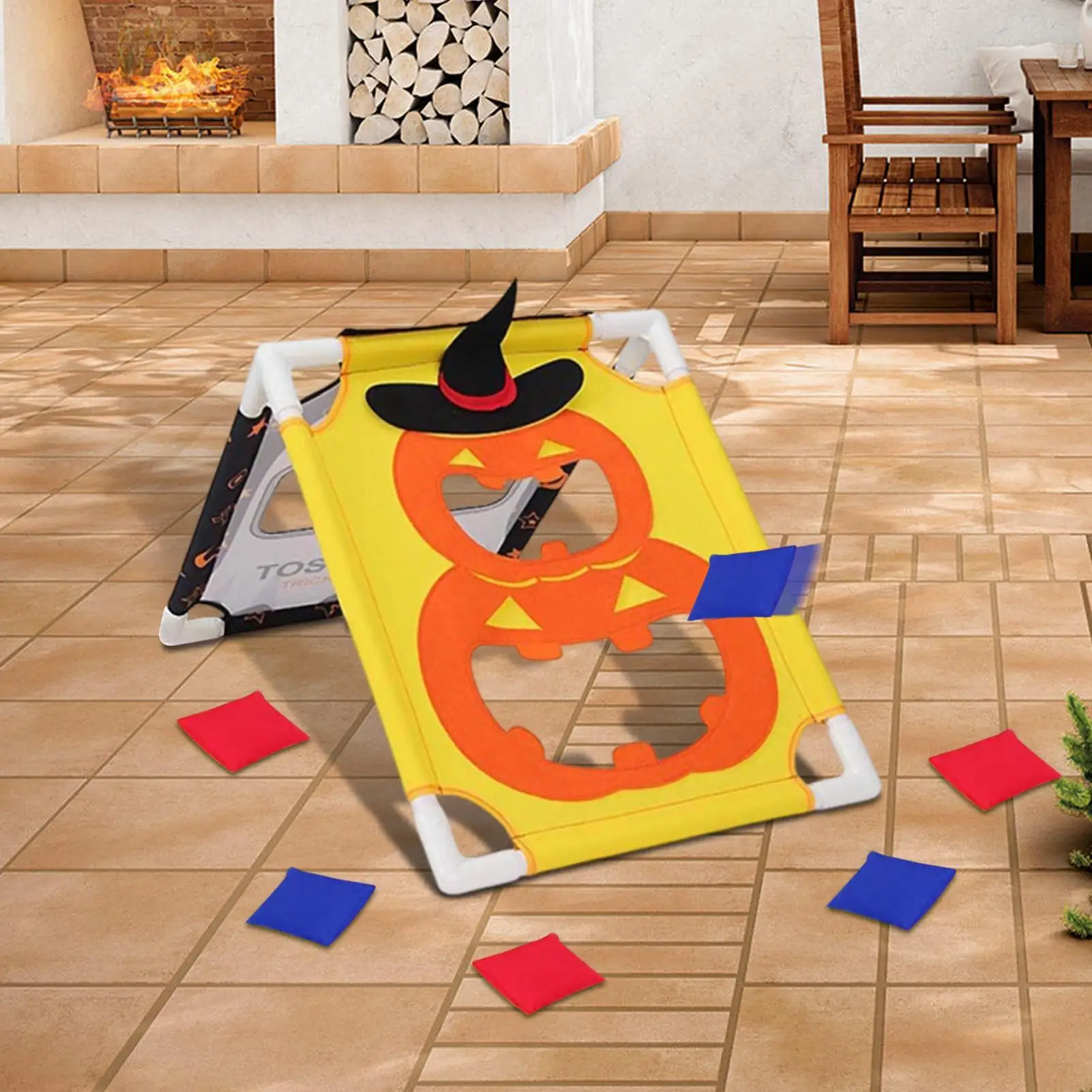 Outdoor Bean Toss Game Halloween Bean Bag Toss Game For Kids Interactive Party Activities Sports Sensory Toys For Kindergarten