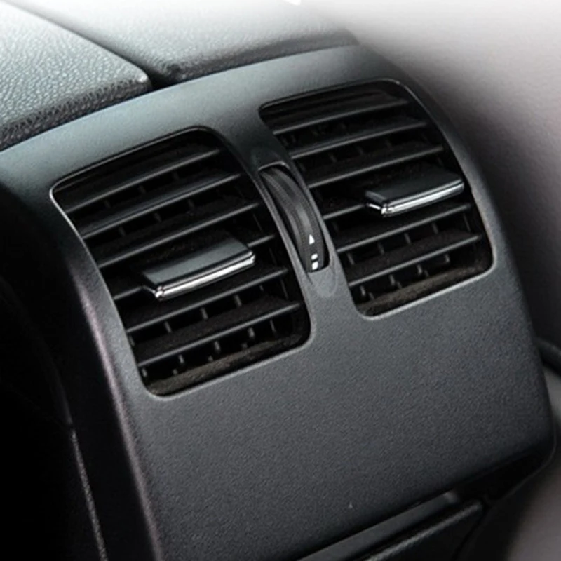 Auto Hinten Mittelkonsole A/C Air Vent Outlet Grille Abdeckung Für Mercedes Benz C Klasse W204 Auto Zubehör