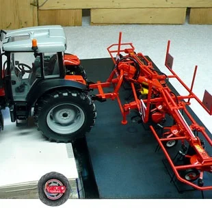 Modelo de Cortadora de Césped Montada en Tractor Kuhn GF 6502, Modelo Coleccionable de Metal de ación, Modelo Estático UH ...
