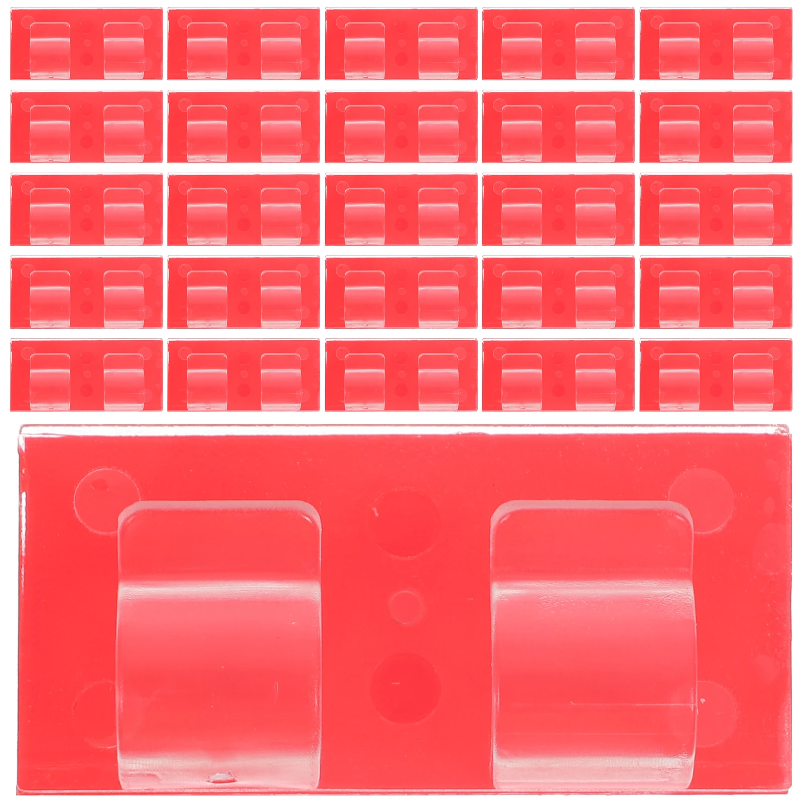 

25pcs Cable Organizer Adhesive Wire Clips for Electric Wires USB Computer Cables Light Strip Holder Management Cord