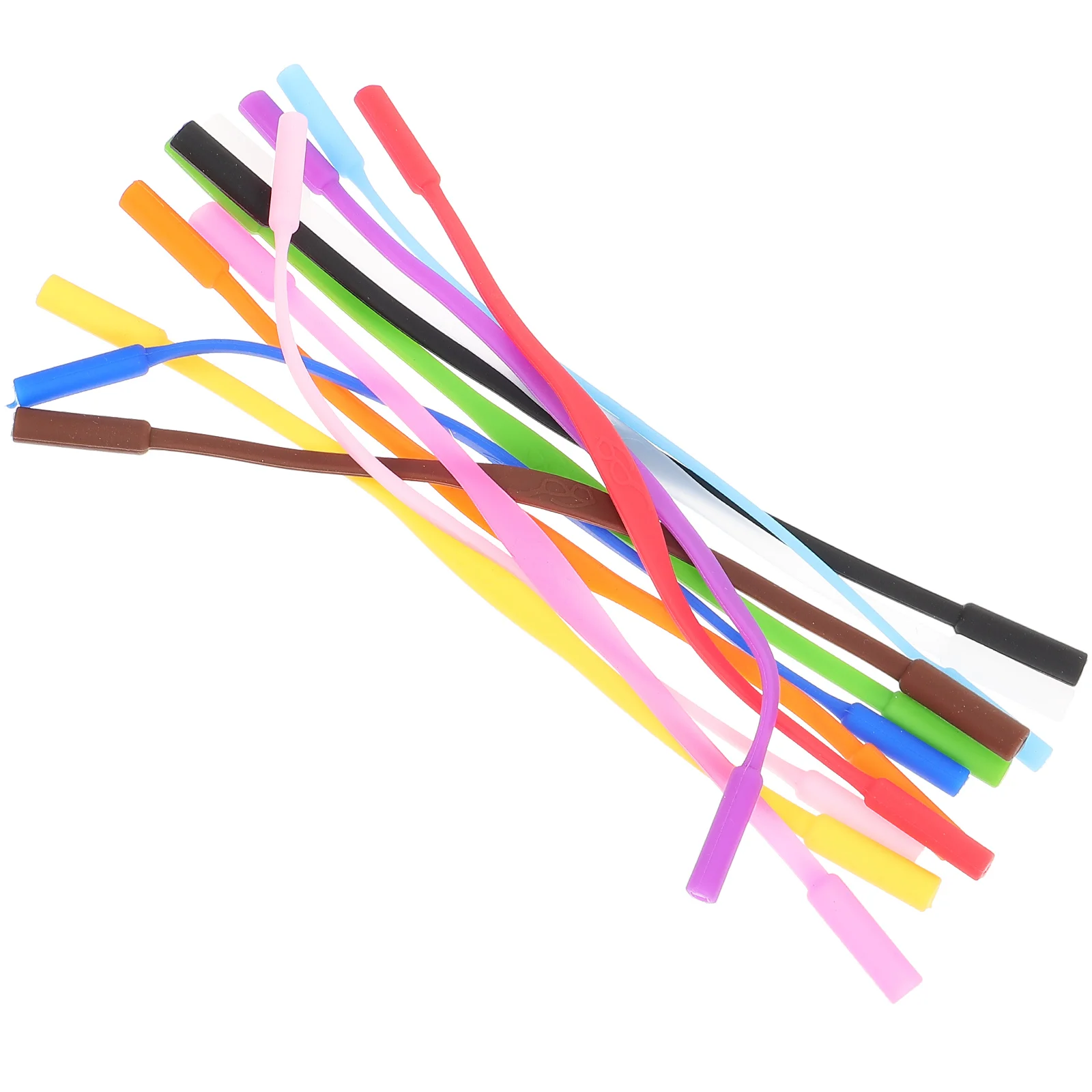 12 Pcs Elasticity Eye Gloves Child Glasses Holders Silica Gel Anti Toddler Strap