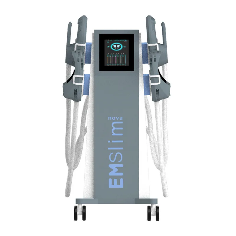 

EMSLIM - Nova Tesla EMS 4 Handles 2 Control Slimming Machine Muscle Contraction Lose Weight Focused Perfect Muscle Building