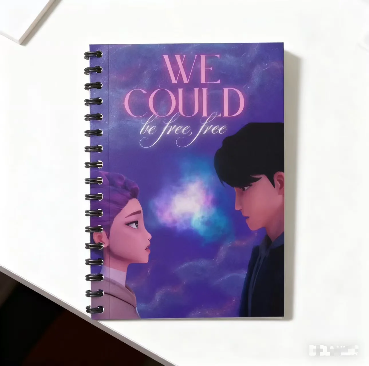 Kpop demon hunters bobina cadernos anime personagem impresso diário bloco de notas para estudantes material de papelaria