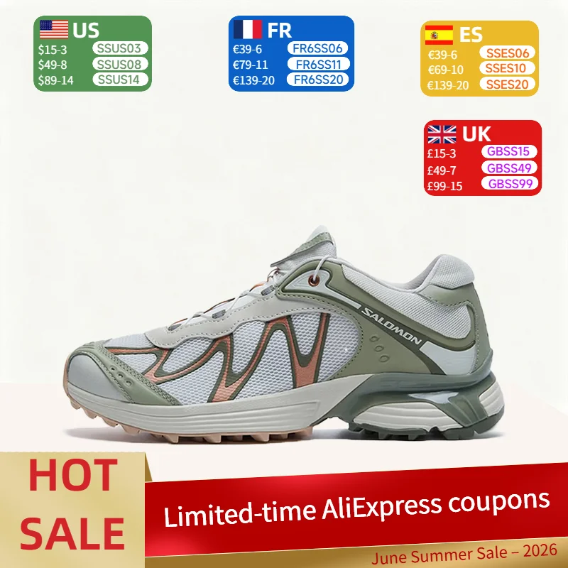 Salomon XT-Whisper: Shock-absorbing and responsive cushioning that effectively absorbs impact. Unisex  Moss Green L49179400