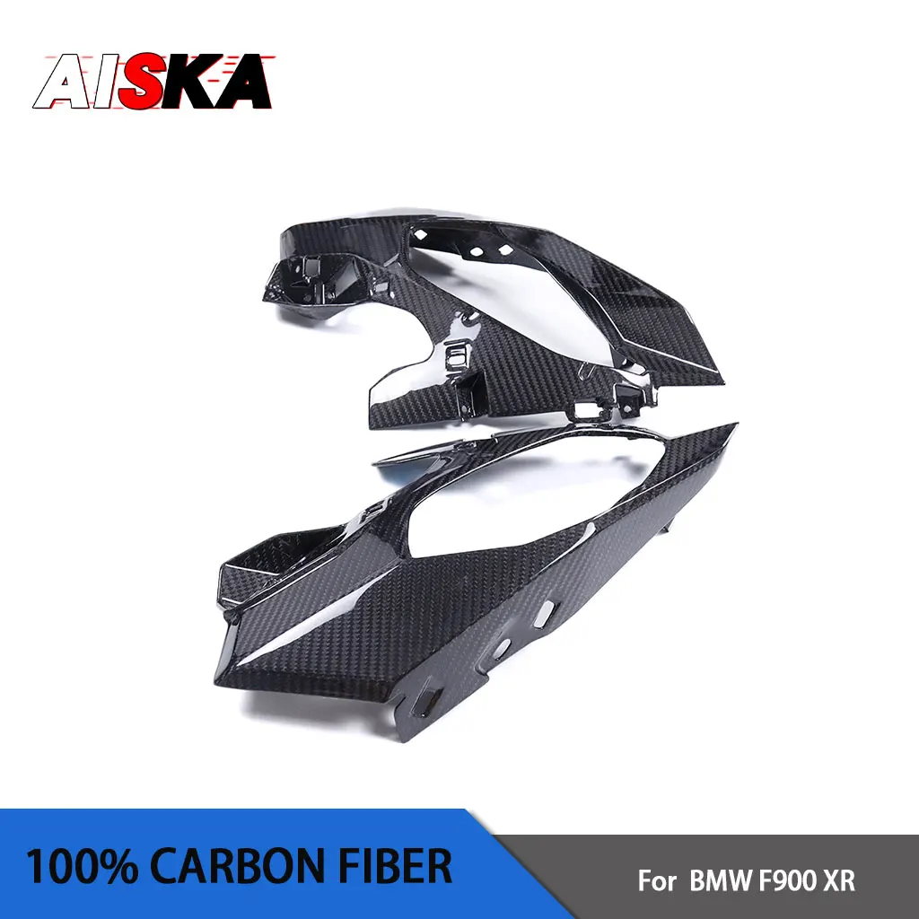 Front Lamp Lower Cover For BMW F900 XR F900XR 2020 2021 2022 2023 2024 Full Carbon Fiber Motorcycle Headlight Protector Fairing