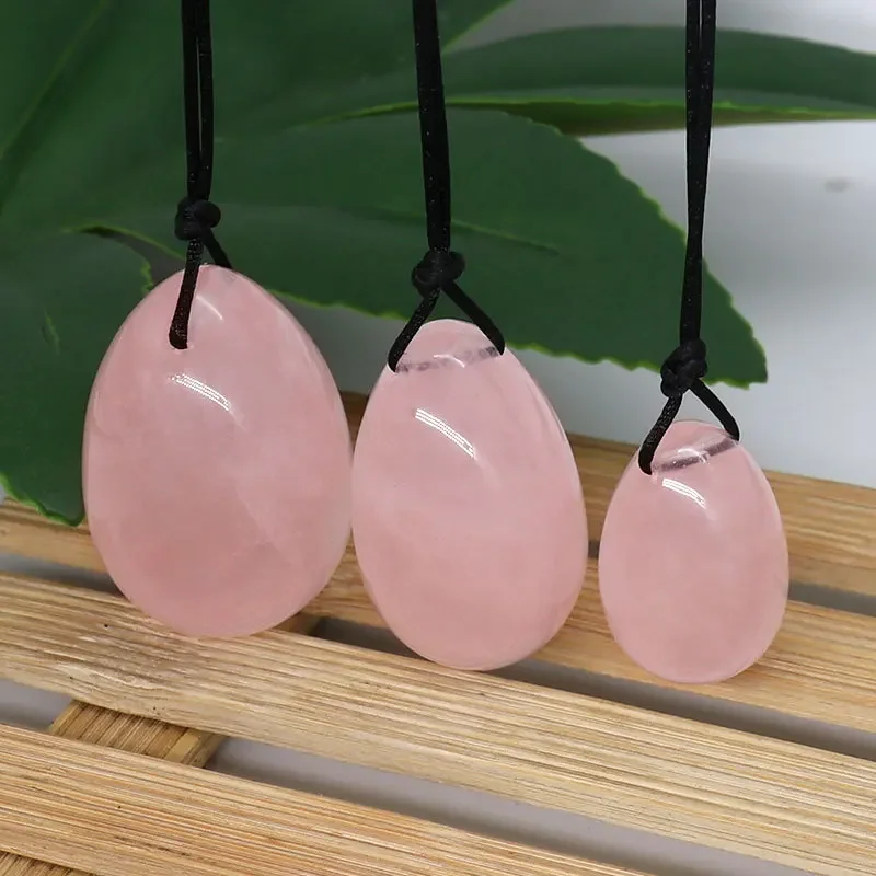 مجموعة بيض يوني كوارتز طبيعية نقية 100% كرات تمارين كيجل كرات مهبلية بيض اليشم مدلك كرة لشد المهبل #6