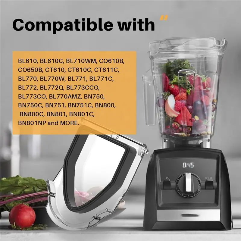 ABHY-Blender Lid Replacement For Ninja, Spout Cover Blender Top Parts For Ninja Locking Lid 72Oz Pitcher BL610 BN701